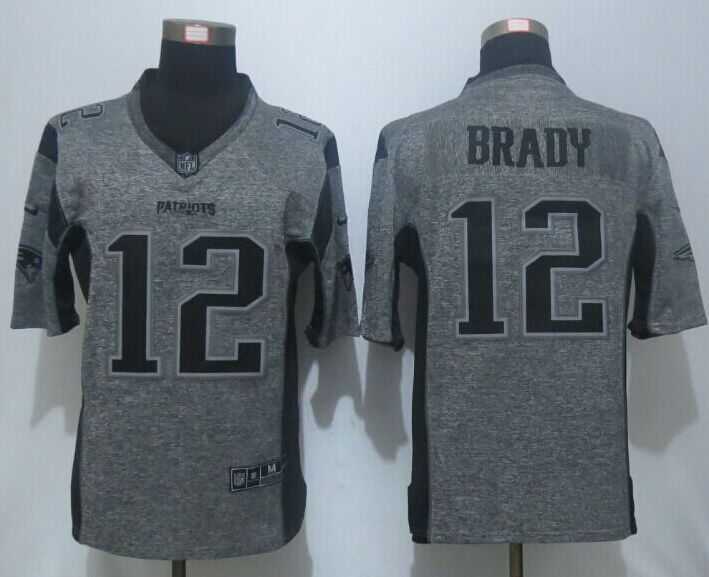 Nike Limited New England Patriots #12 Brady Men's Stitched Gridiron Gray Jerseys,We sell and wholesale Nike Limited New England Patriots #12 Brady Men's Stitched Gridiron Gray Jerseys on line form chian!
